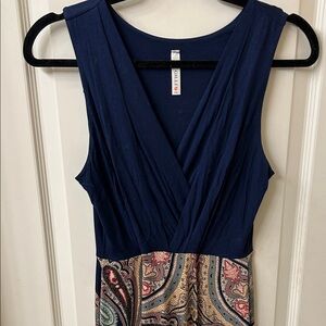 Gilli Tahj 2fer Knit Maxi Dress